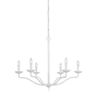 6 light chandelier