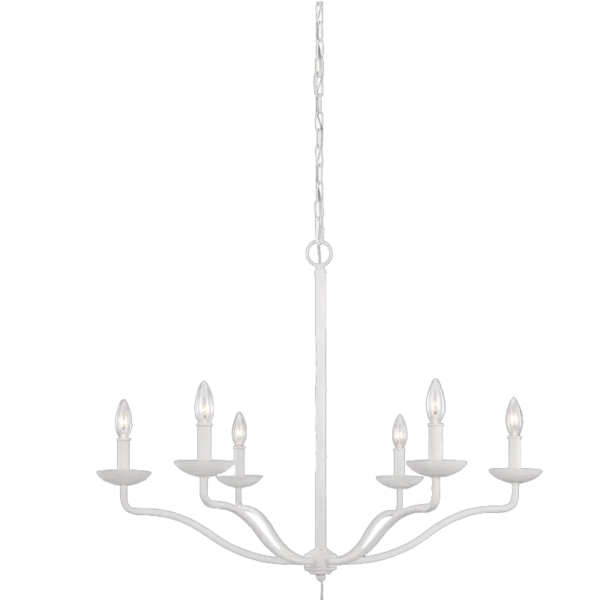 6 light chandelier